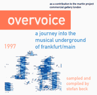 Overvoice CD cover - a journey into the musical underground of Frankfurt Main Germany