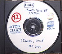 CD music for multi.trudi XII (trudiXII) disk inside